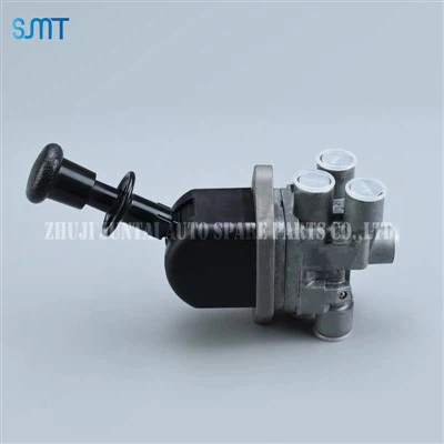 Semirremolque con válvula manual